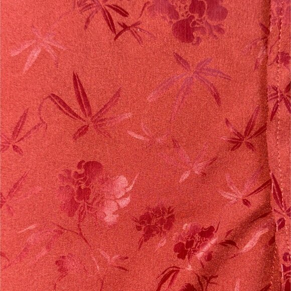 Stacy Adams & Co Mens Performance Tech Button Front Shirt-Rust-Size 17 34/35 - Picture 3 of 5